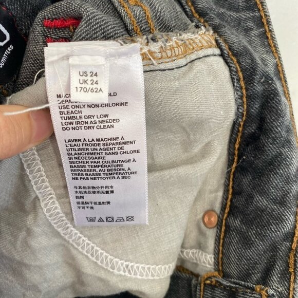 Bdg Urban Outfitters Denim Girlfriend High Rise Jeans Womens Size 24 - Picture 5 of 8